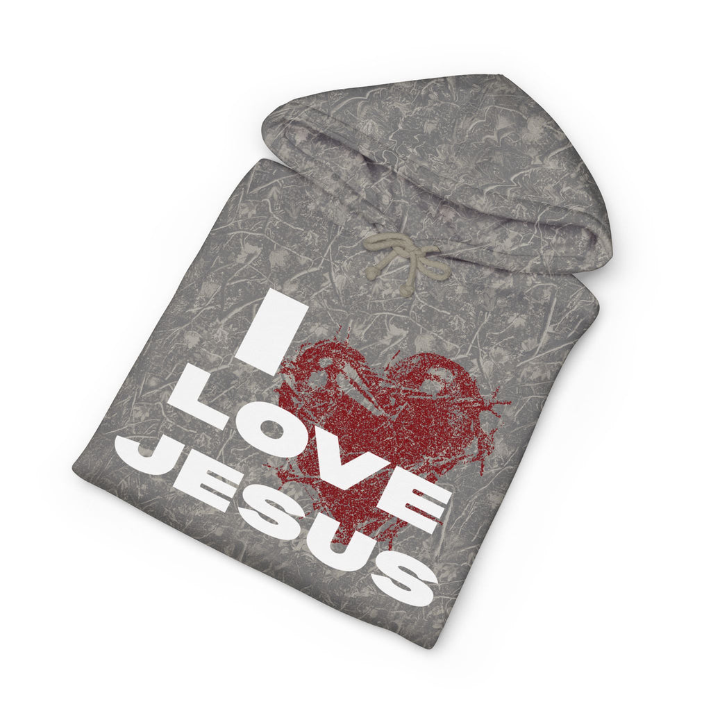 I Love Jesus Camo Hoodie