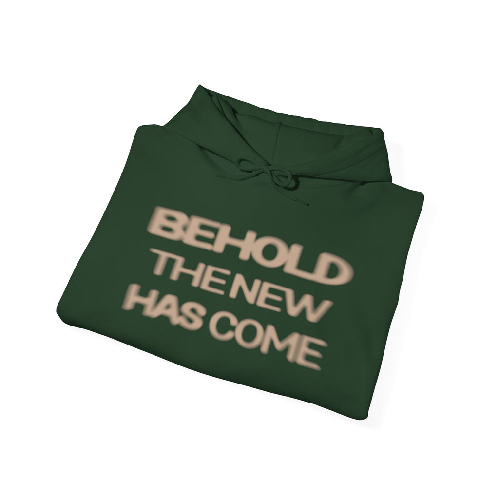 Behold The New Has Come Adult Hoodie